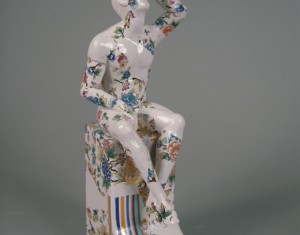 Contemporary art entitled Seated Male Nude on Plinth 2 in the category Ceramics  available to buy online at The Leith Gallery, Edinburgh, Scotland, UK | Scottish Art | Scottish Contemporary Art | Edinburgh Contemporary Art | Scottish Contemporary Art | Contemporary Art Scotland | Edinburgh Art Gallery | Scottish Art Gallery | Art Gallery Scotland