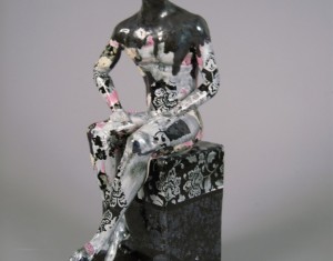 Contemporary art entitled Seated Male Nude on Plinth 3 in the category Ceramics  available to buy online at The Leith Gallery, Edinburgh, Scotland, UK | Scottish Art | Scottish Contemporary Art | Edinburgh Contemporary Art | Scottish Contemporary Art | Contemporary Art Scotland | Edinburgh Art Gallery | Scottish Art Gallery | Art Gallery Scotland